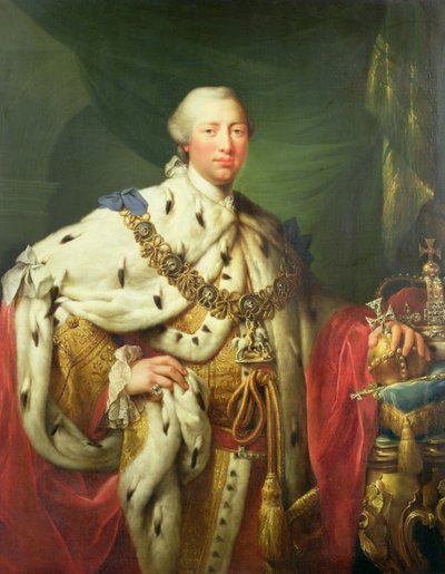 Porträt von George III. in seinen Krönungsroben, ca. 1760 von Allan Ramsay